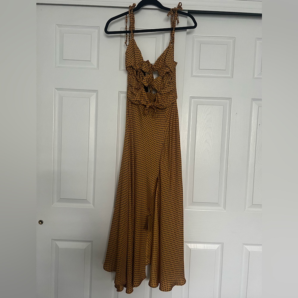 Bec & Bridge polka dot midi dress - never worn with tags